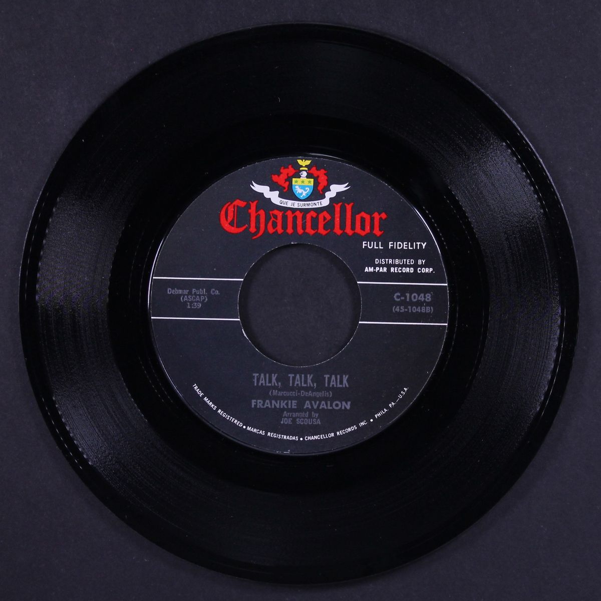 don't throw away all those teardrops / talk, talk, talk by FRANKIE AVALON