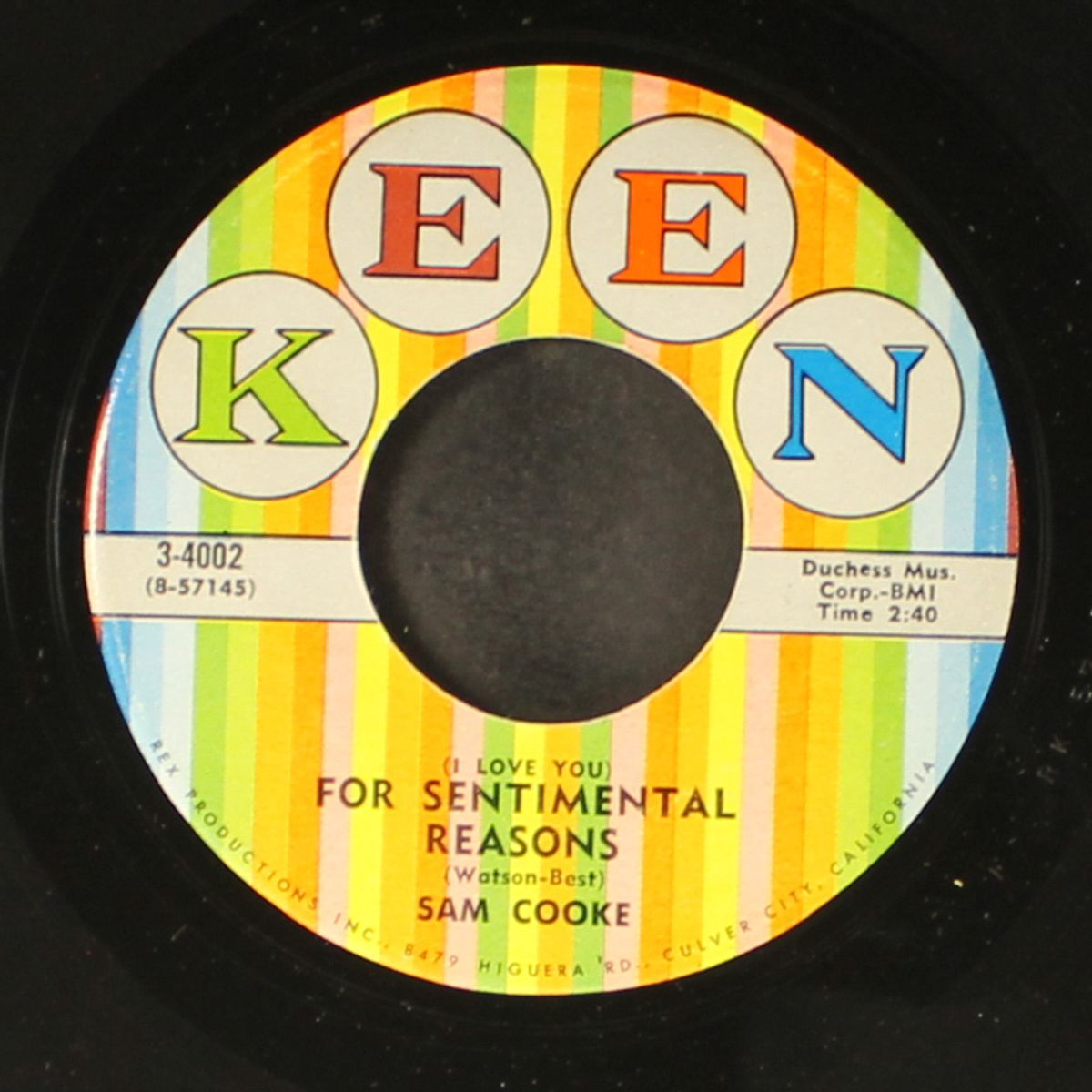 for sentimental reasons by SAM COOKE