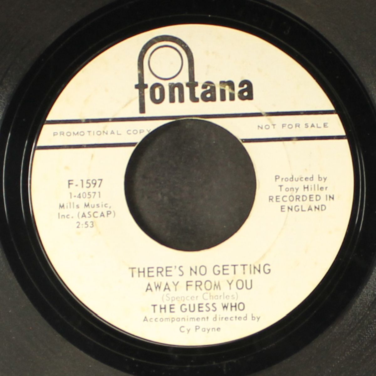 this time long ago / there's no getting away from you by GUESS WHO