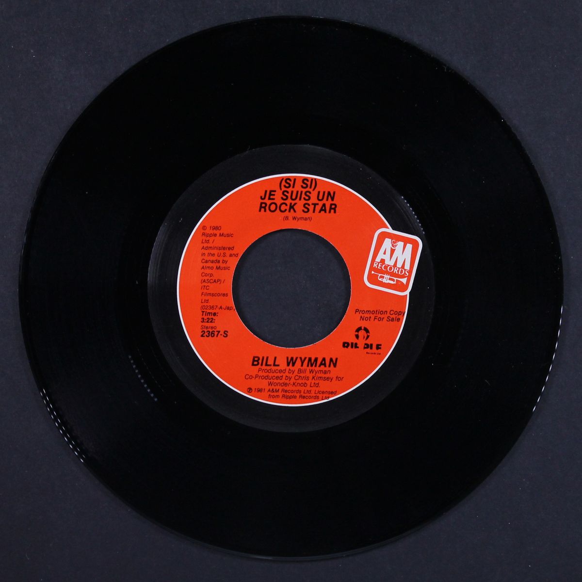 (si si) je suis un rock star / same by BILL WYMAN