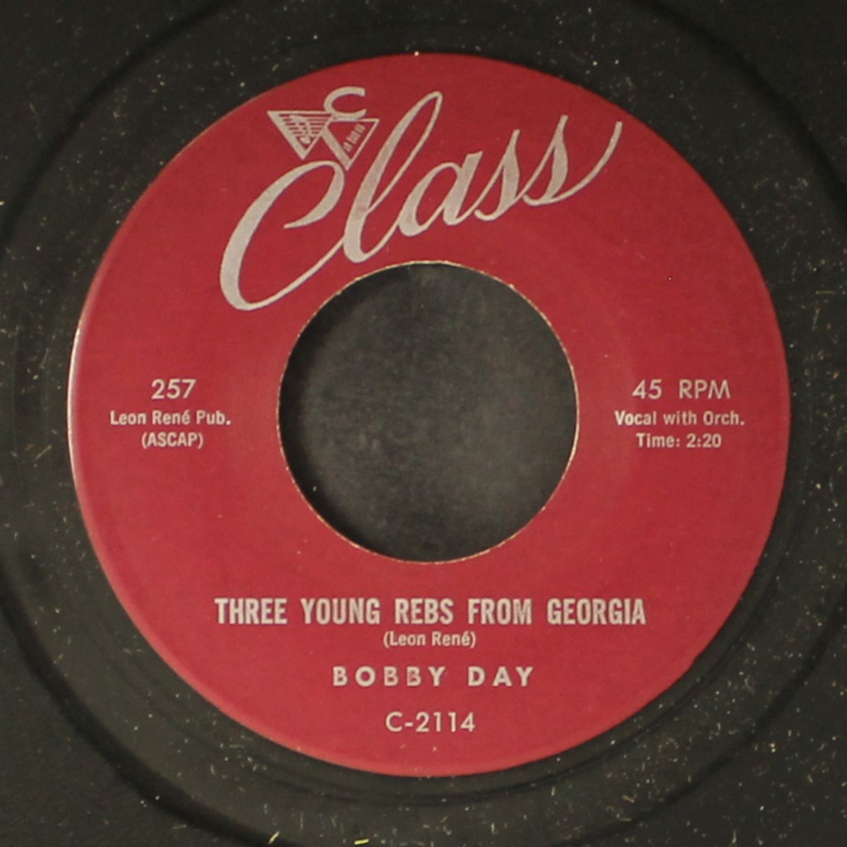 three young rebs from georgia / unchained melody by BOBBY DAY