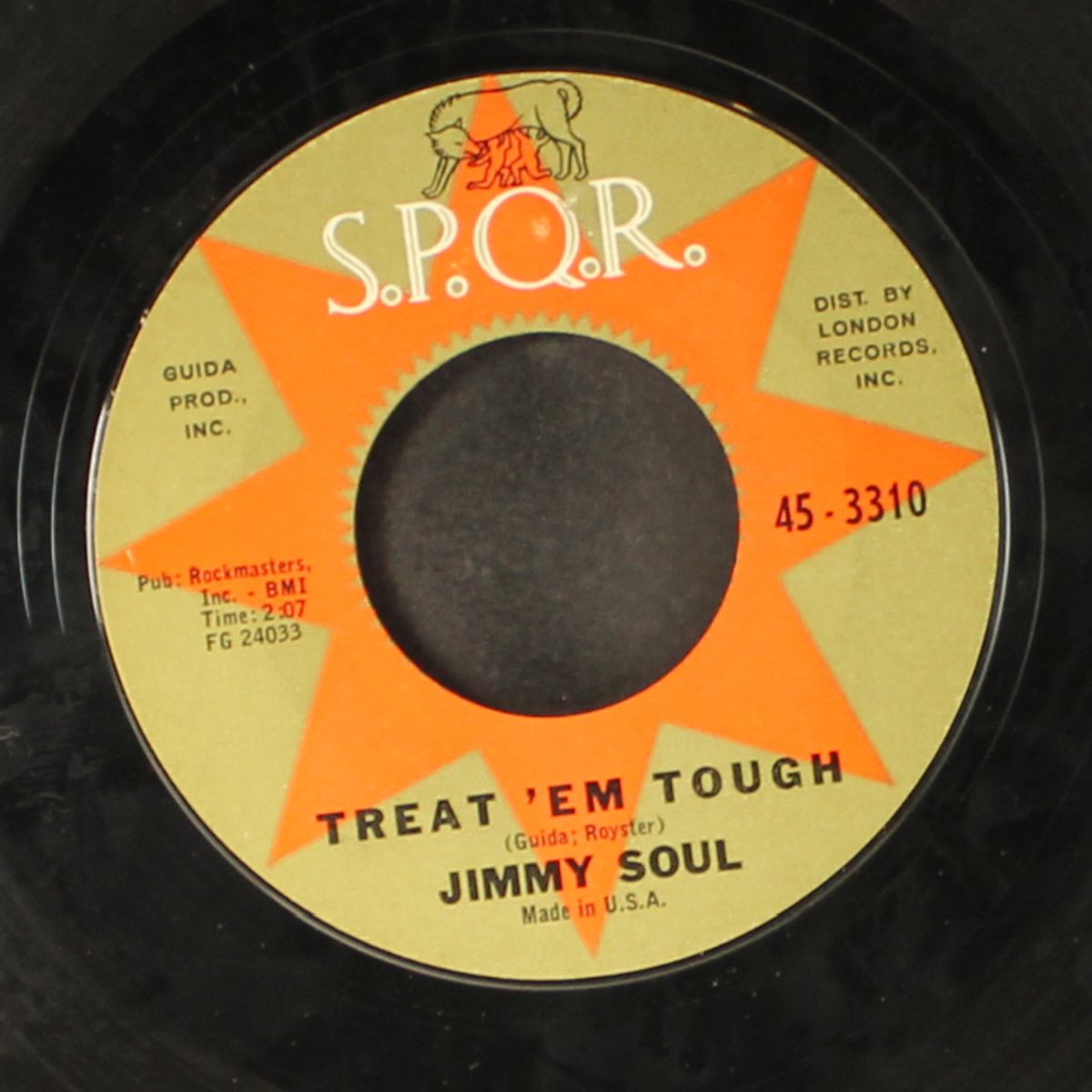 church street in the summertime / treat 'em tough by JIMMY SOUL
