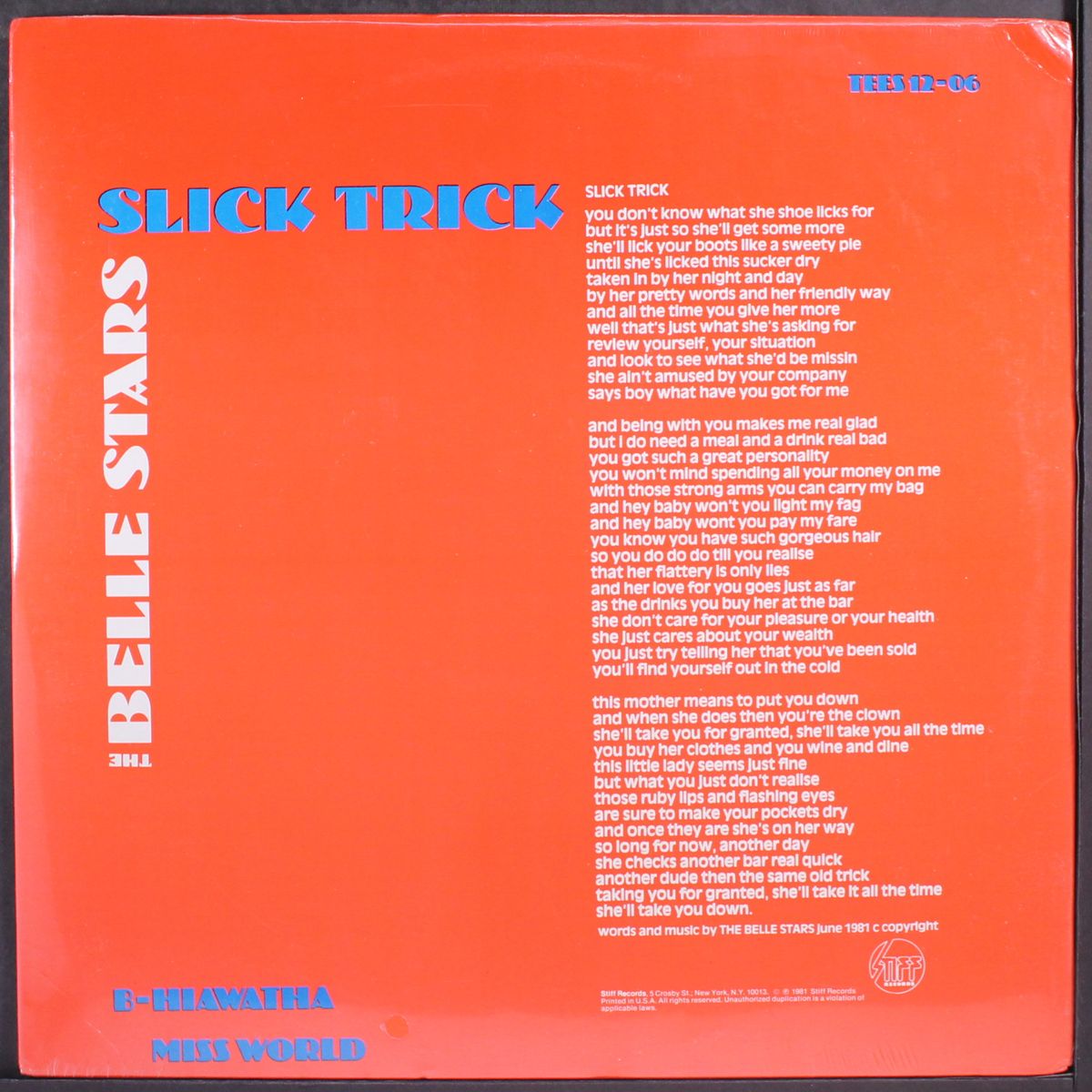 slick trick by BELLE STARS