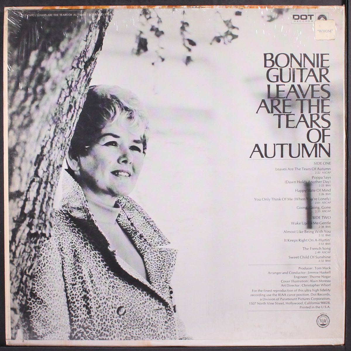 leaves are the tears of autumn by BONNIE GUITAR