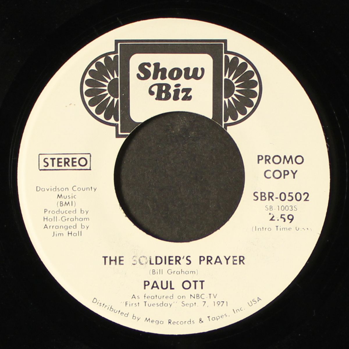 the soldier's prayer / mono by PAUL OTT