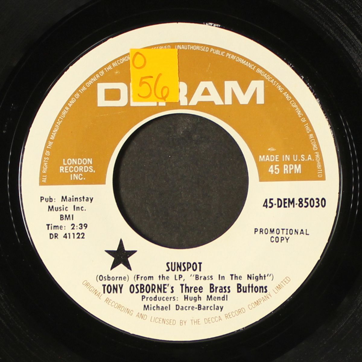 sunspot / cornflake by TONY OSBORNE'S THREE BRASS BUTTONS