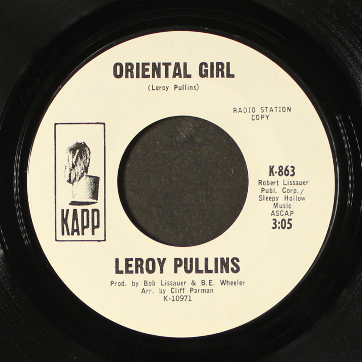 gypsy rose and i don't give a curse / oriental girl by LEROY PULLINS