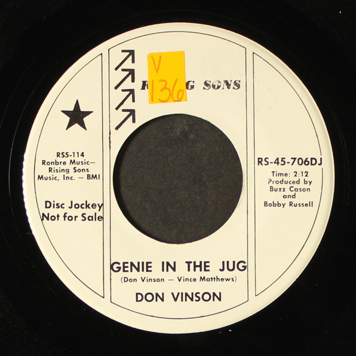 genie in the jug / don't shoot by DON VINSON