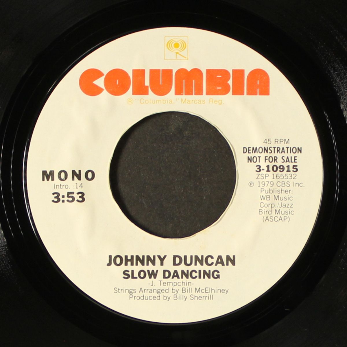 slow dancing / mono by JOHNNY DUNCAN
