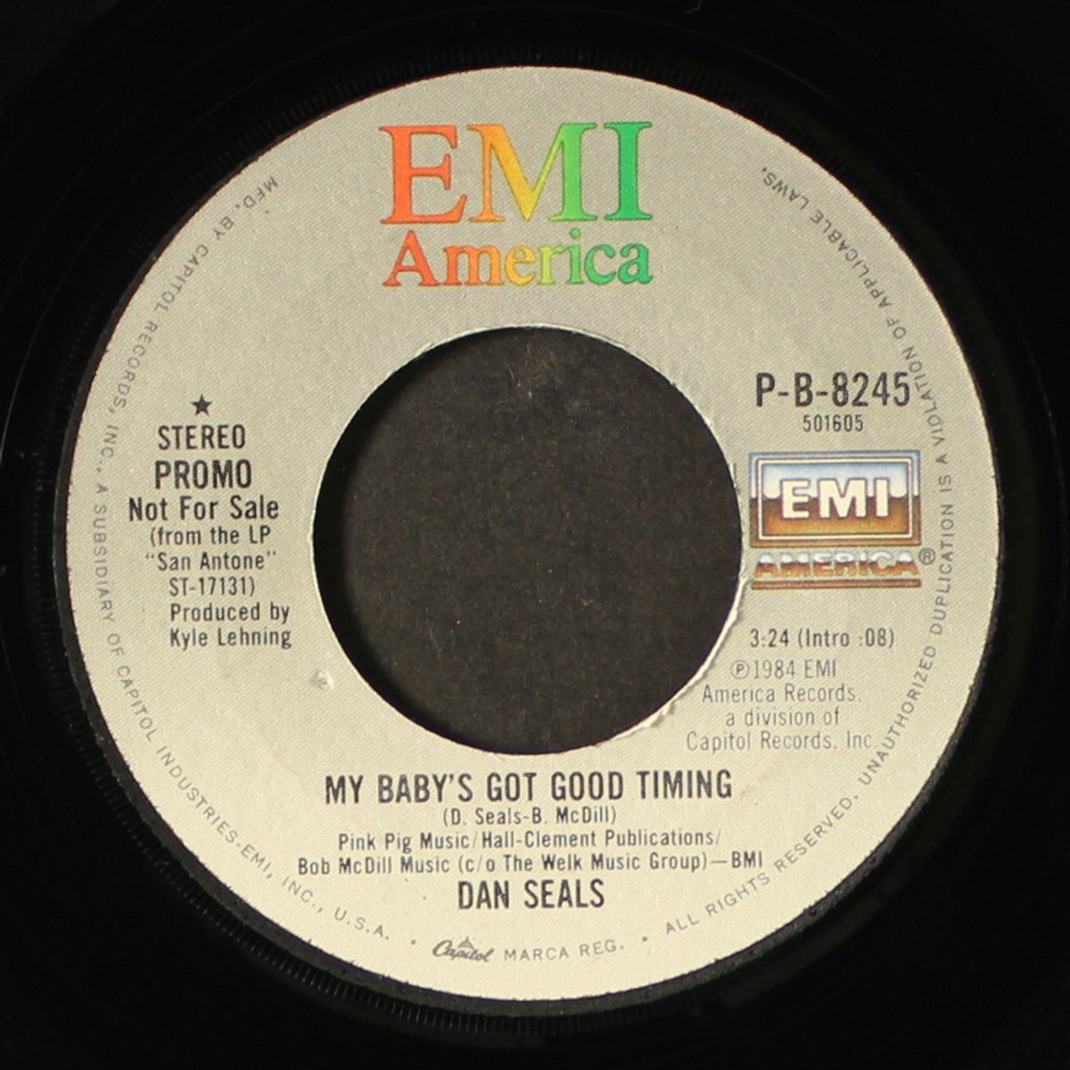 my baby's got good timing / same by DAN SEALS