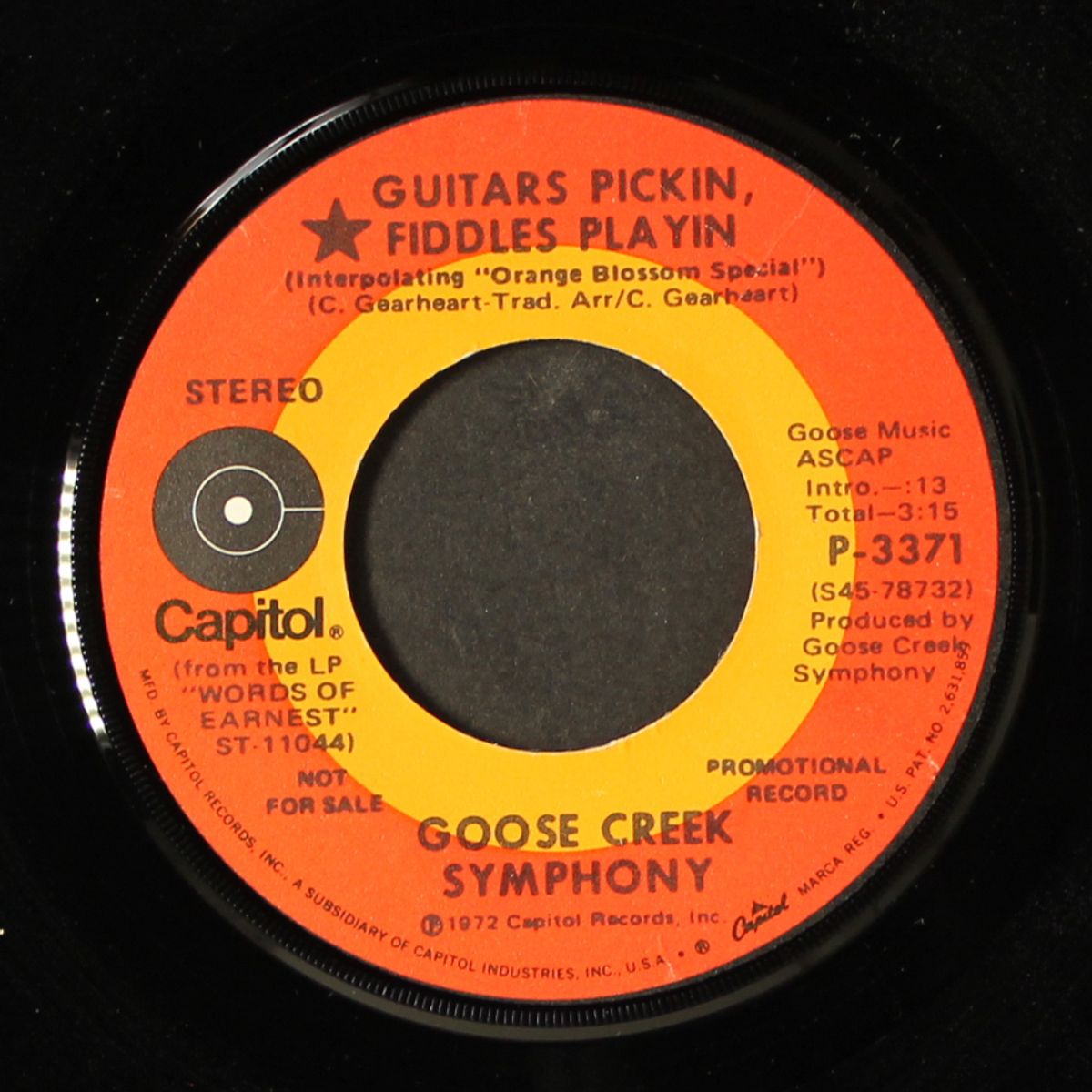 guitars pickin, fiddles playin / mono by GOOSE CREEK SYMPHONY