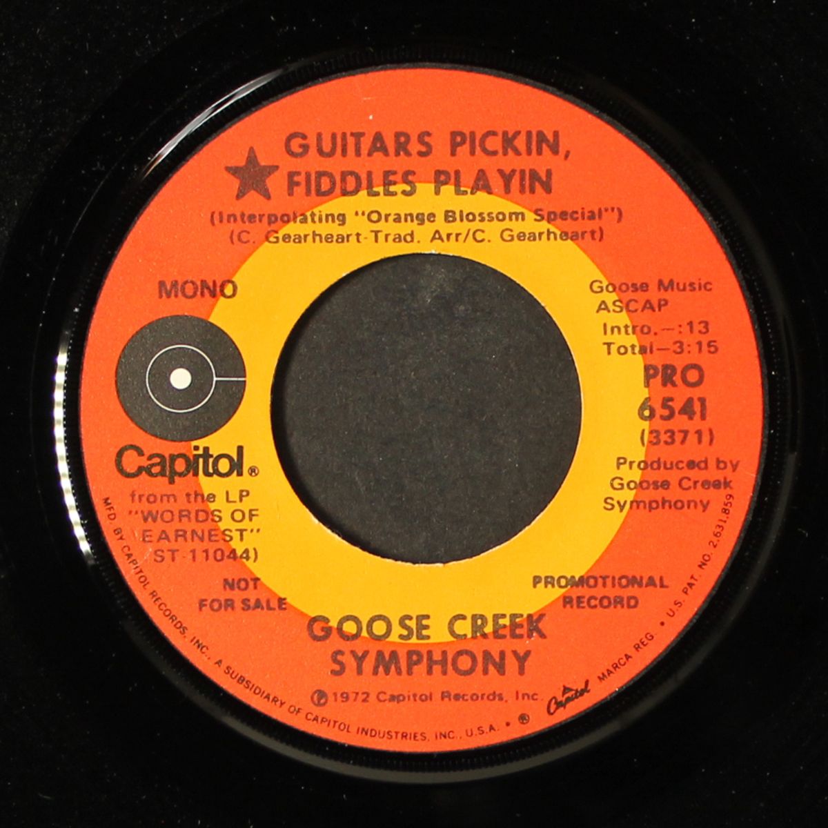guitars pickin, fiddles playin / mono by GOOSE CREEK SYMPHONY
