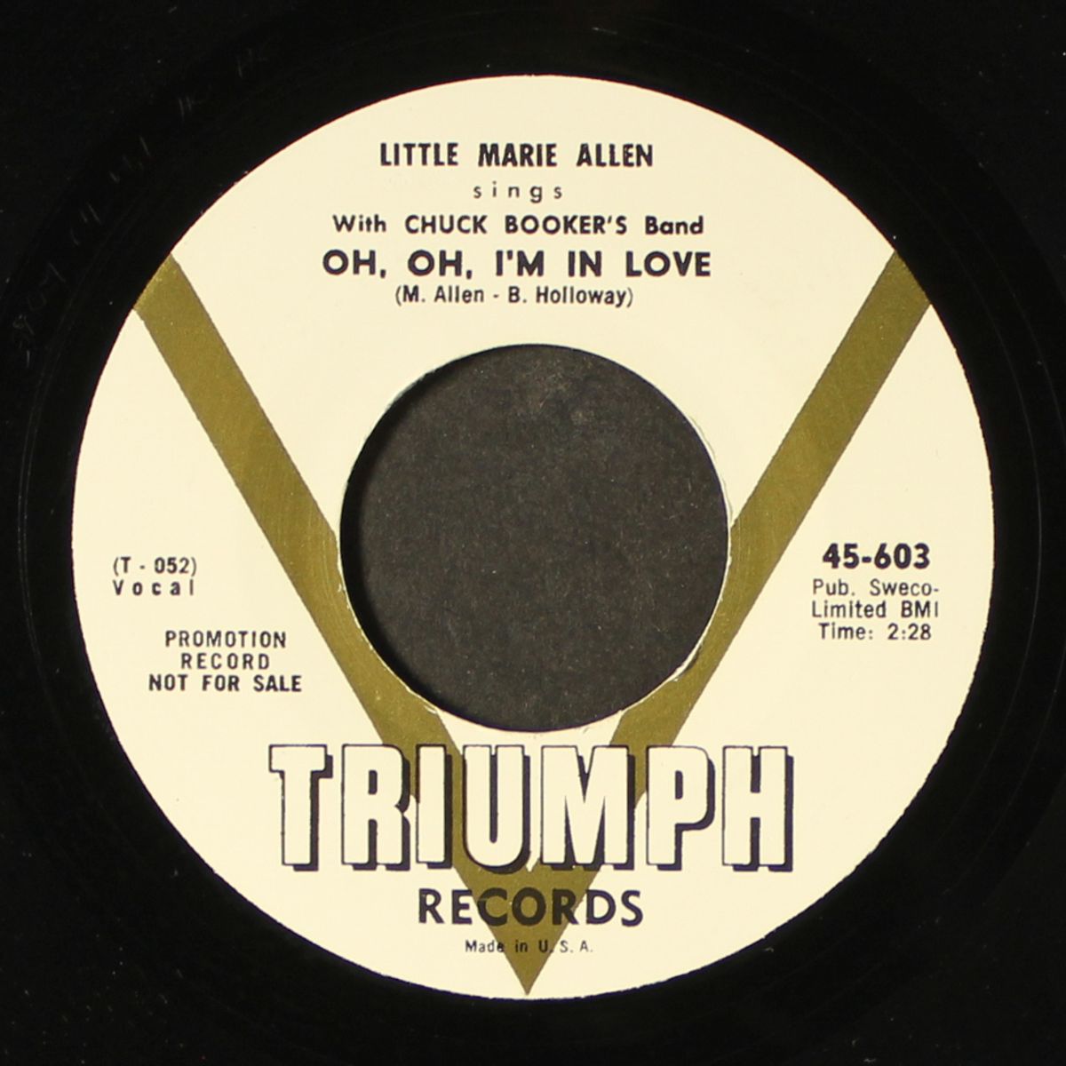humdinger / oh, oh, i'm in love by LITTLE MARIE ALLEN