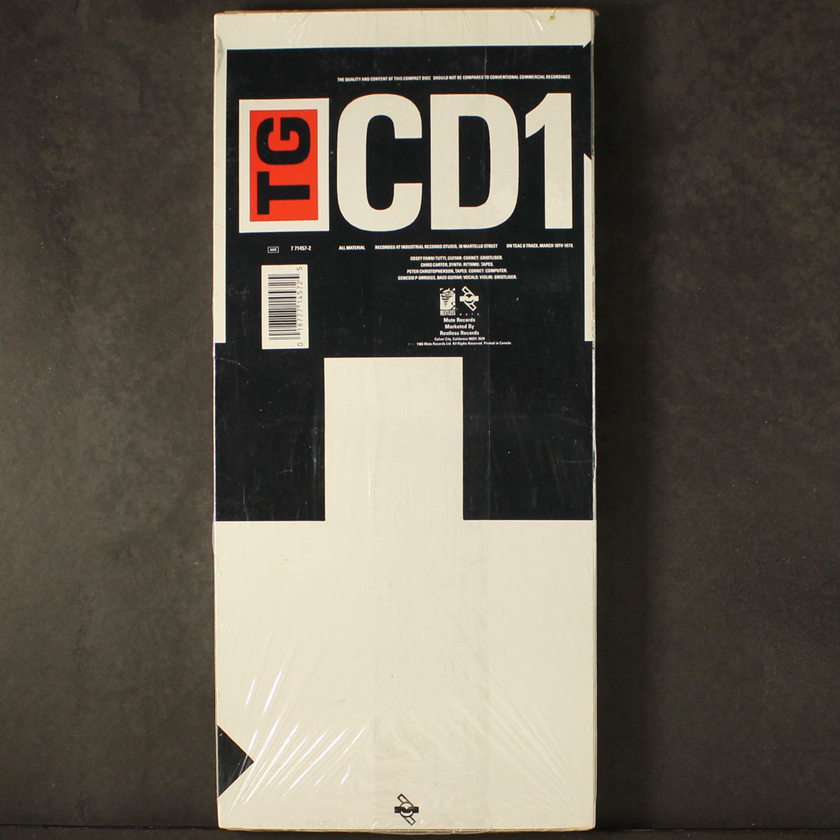 cd1 by THROBBING GRISTLE