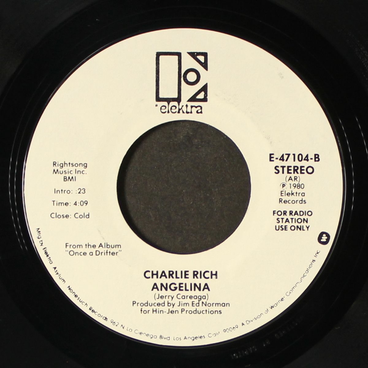 are we dreamin' the same dream / angelina by CHARLIE RICH