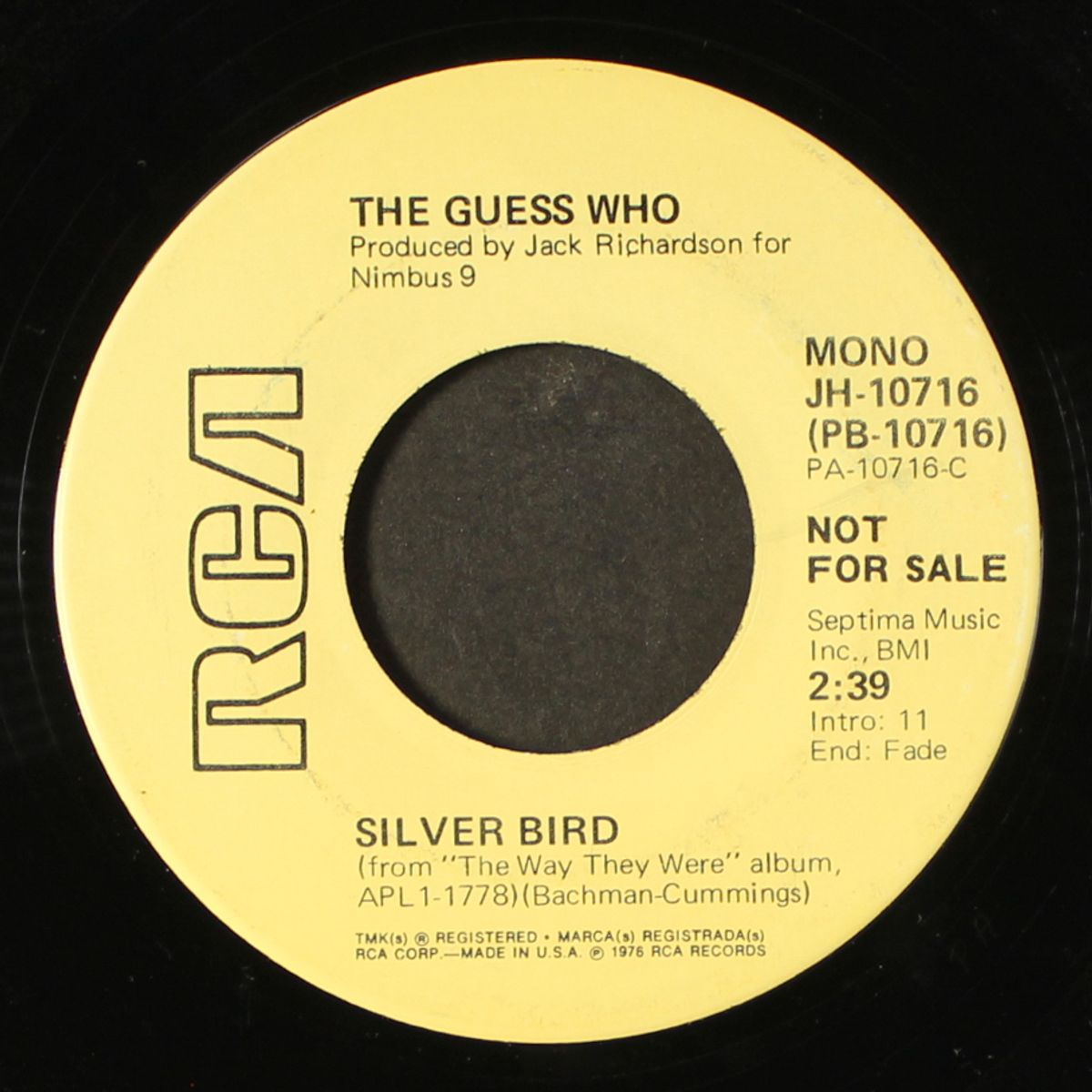 silver bird / mono by GUESS WHO