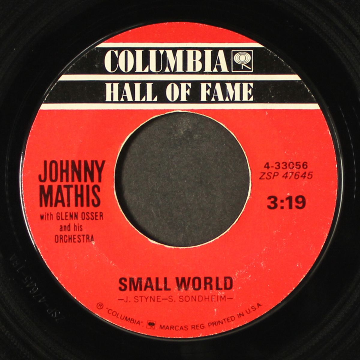 a certain smile / small world by JOHNNY MATHIS