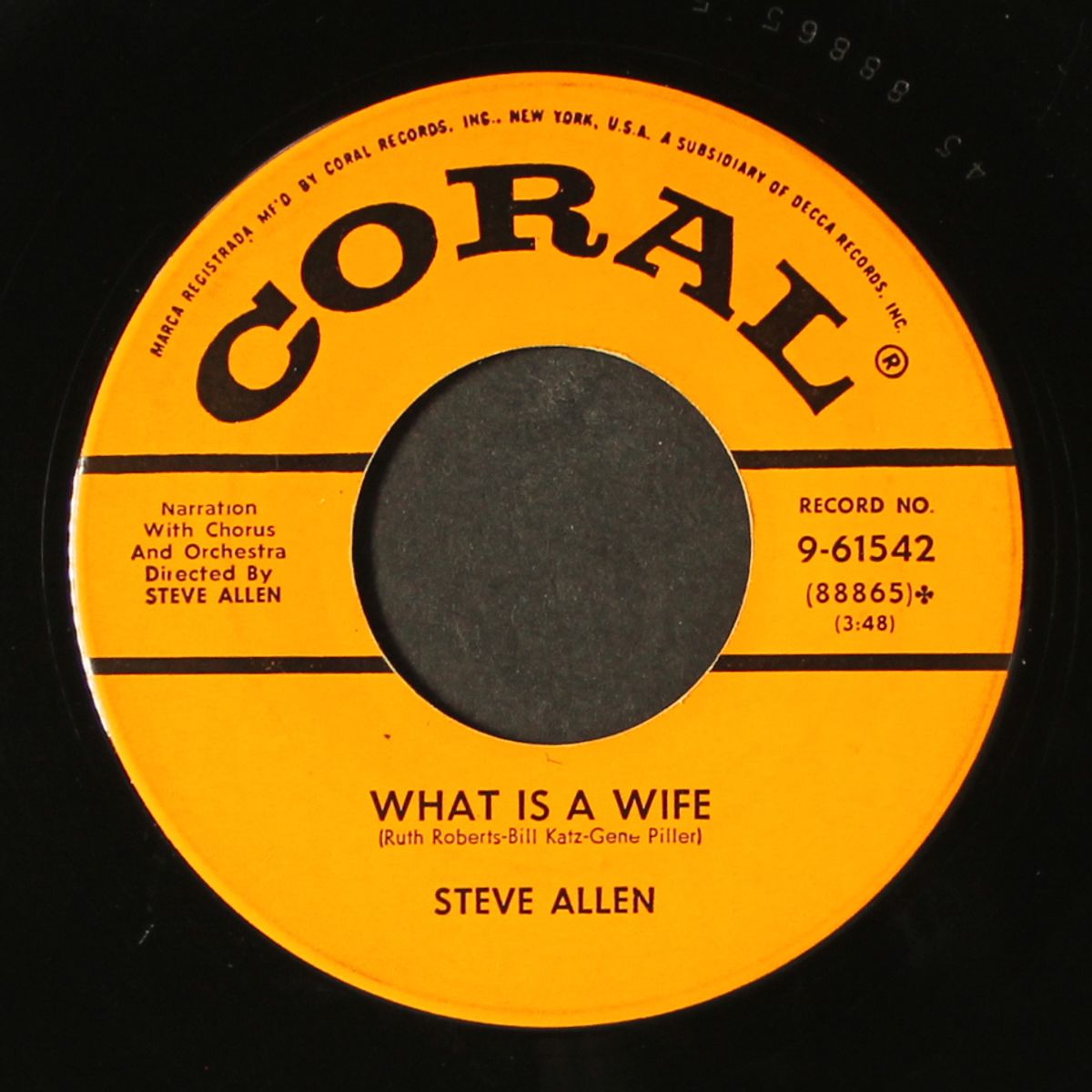 what is a wife / memories of you by STEVE ALLEN