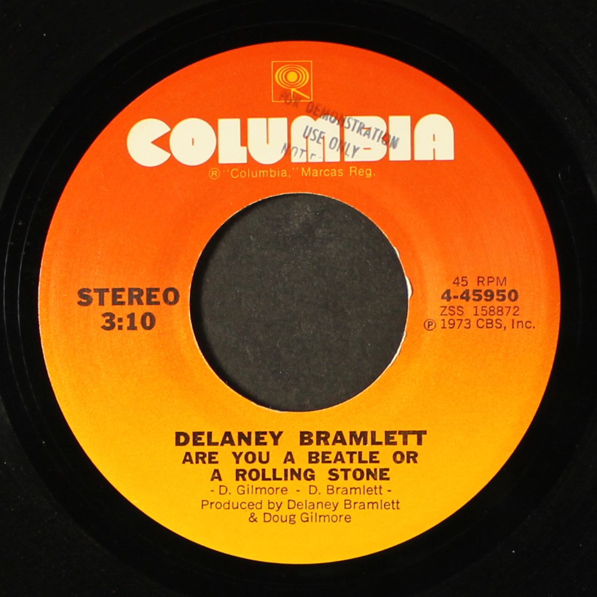are you a beatle or a rolling stone / california rain by DELANEY BRAMLETT