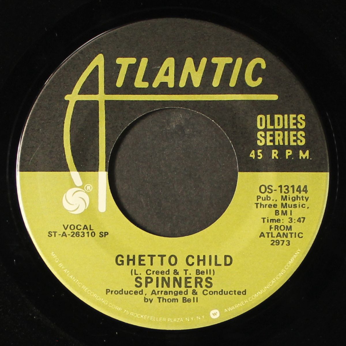 ghetto child / could it be i'm falling in love by SPINNERS