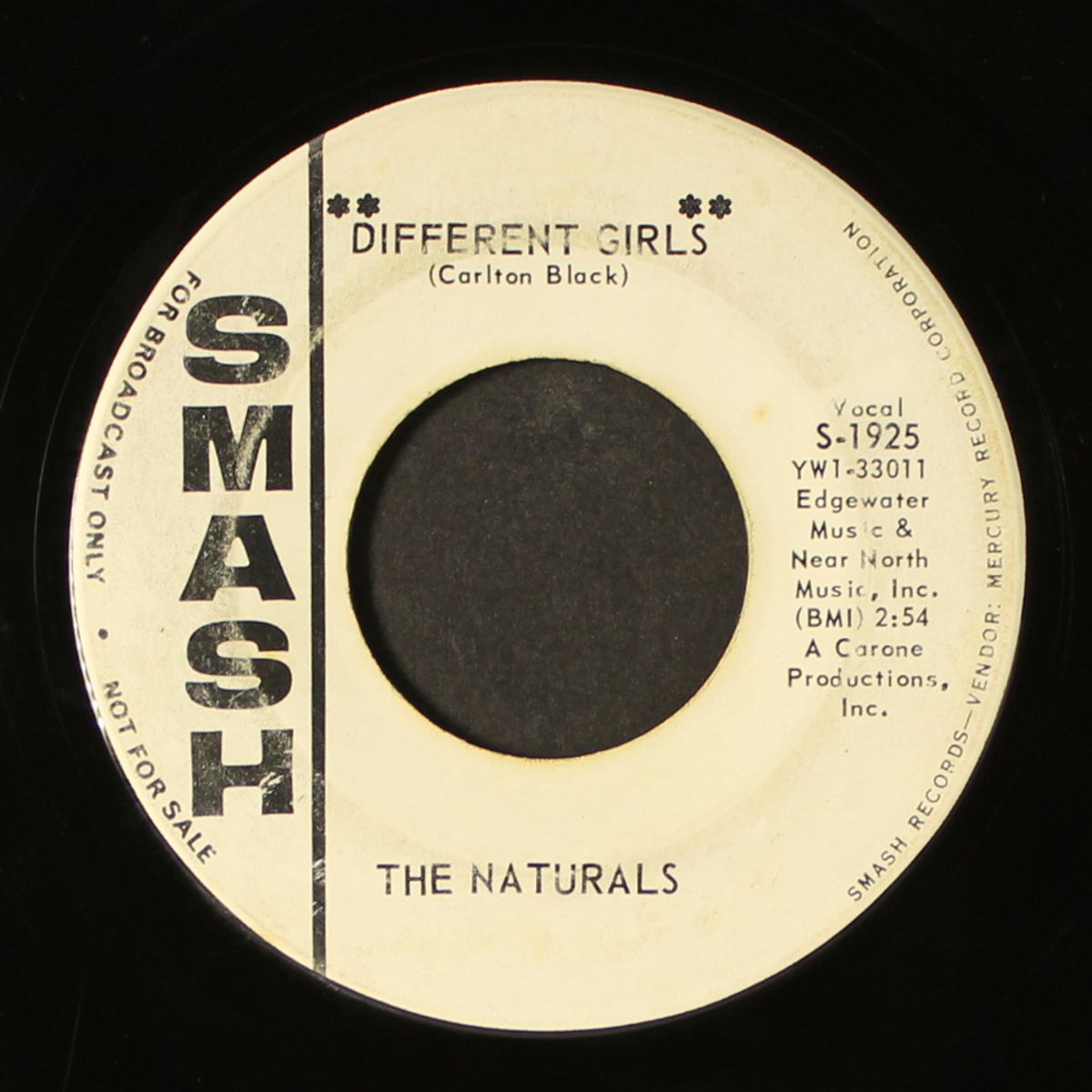 hey fellas / different girls by NATURALS