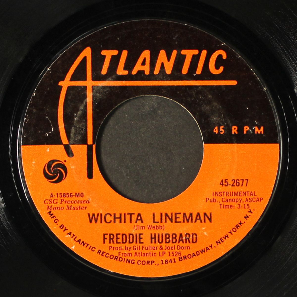 lonely soul / wichita lineman by FREDDIE HUBBARD