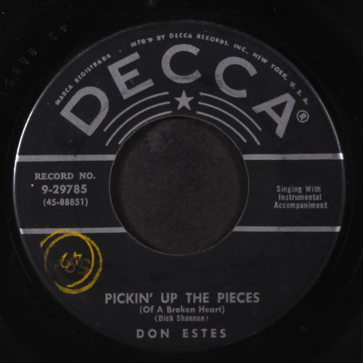 pickin' up the pieces by DON ESTES