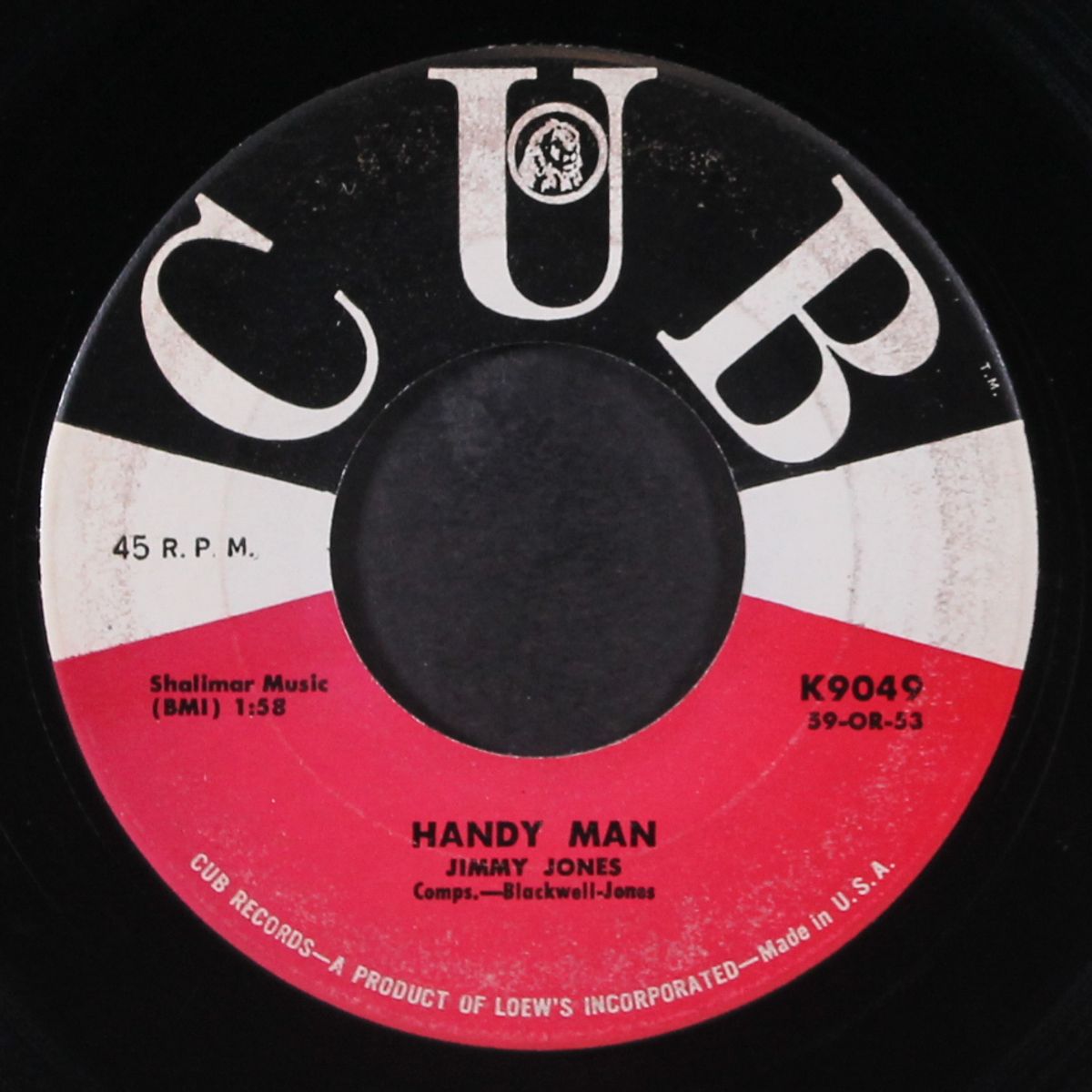 handy man / the search is over by JIMMY JONES
