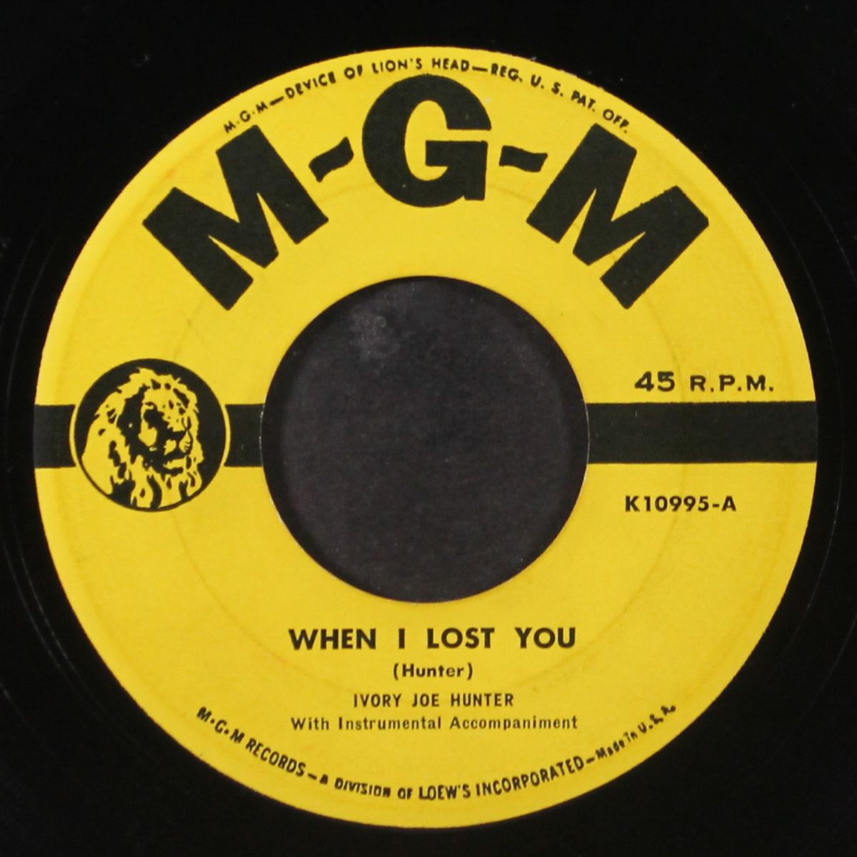 when i lost you / you lied by IVORY JOE HUNTER