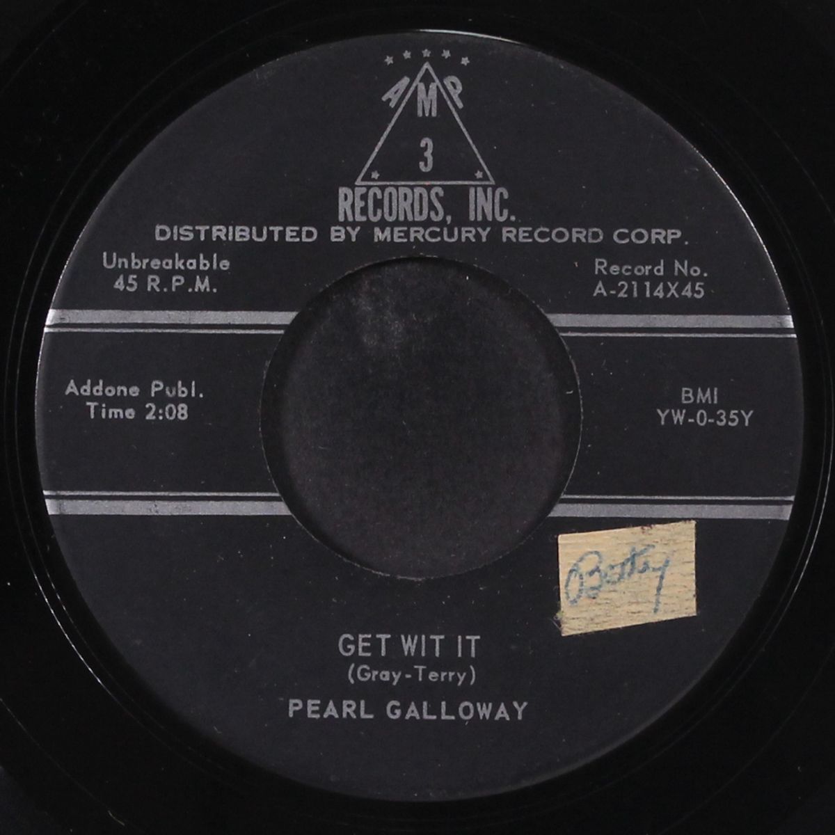 get wit it / think it over baby by PEARL GALLOWAY