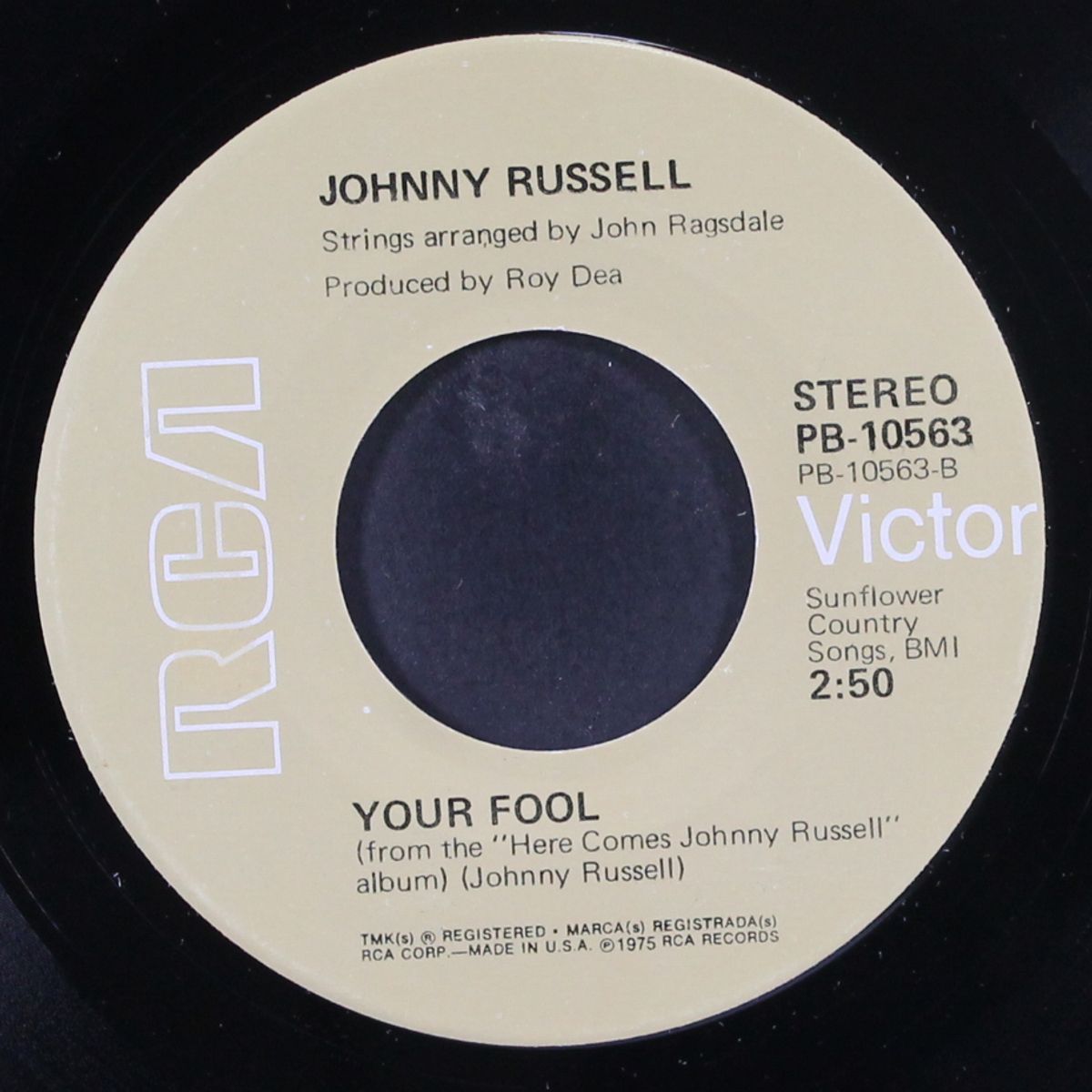 i'm a trucker / your fool by JOHNNY RUSSELL
