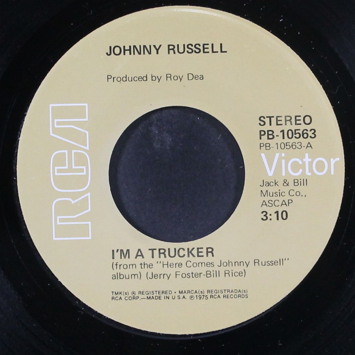 i'm a trucker / your fool by JOHNNY RUSSELL