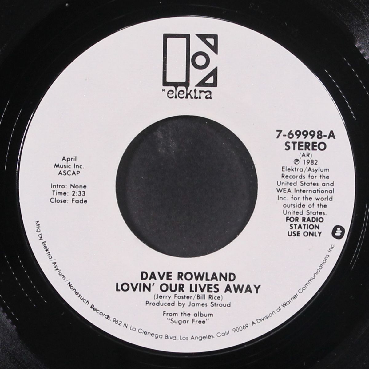 lovin' our lives away / women & wine by DAVE ROWLAND