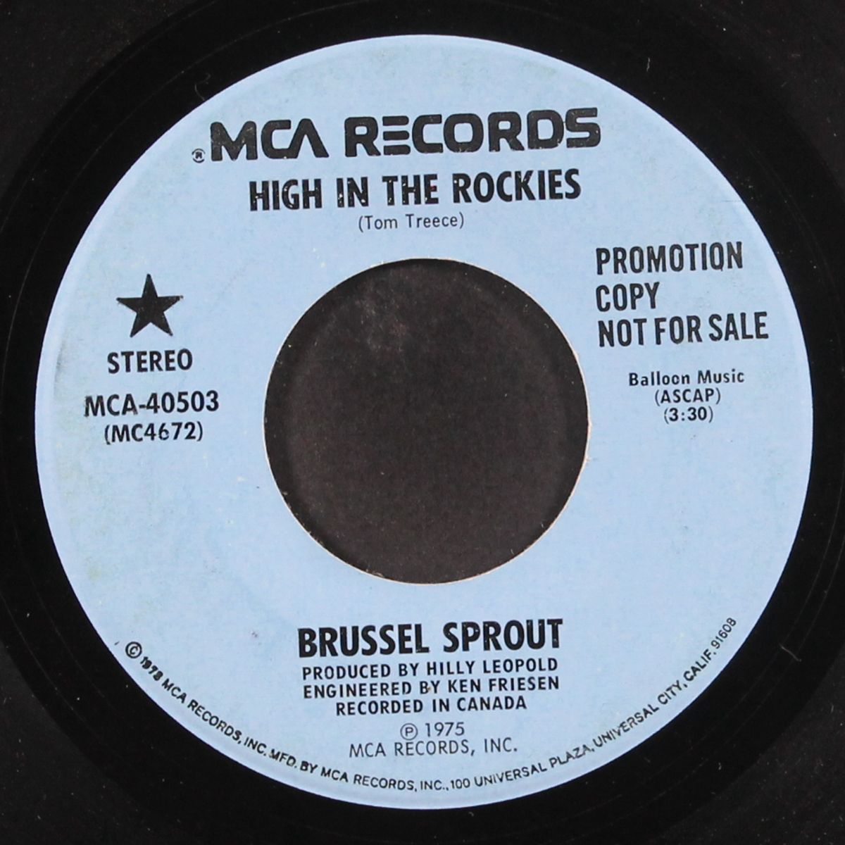high in the rockies / same by BRUSSEL SPROUT