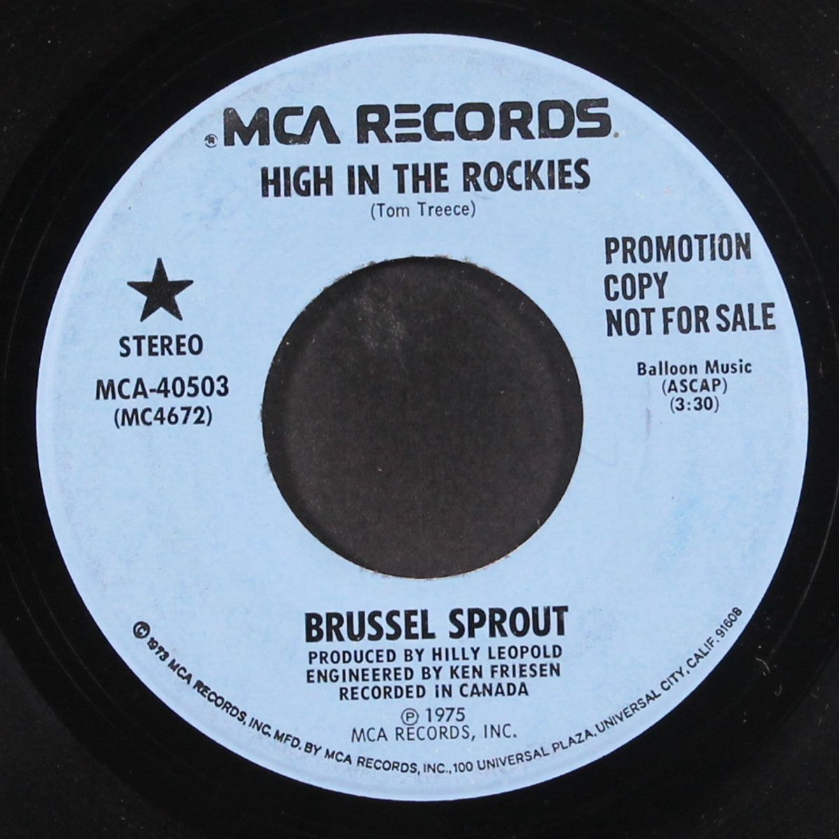 high in the rockies / same by BRUSSEL SPROUT