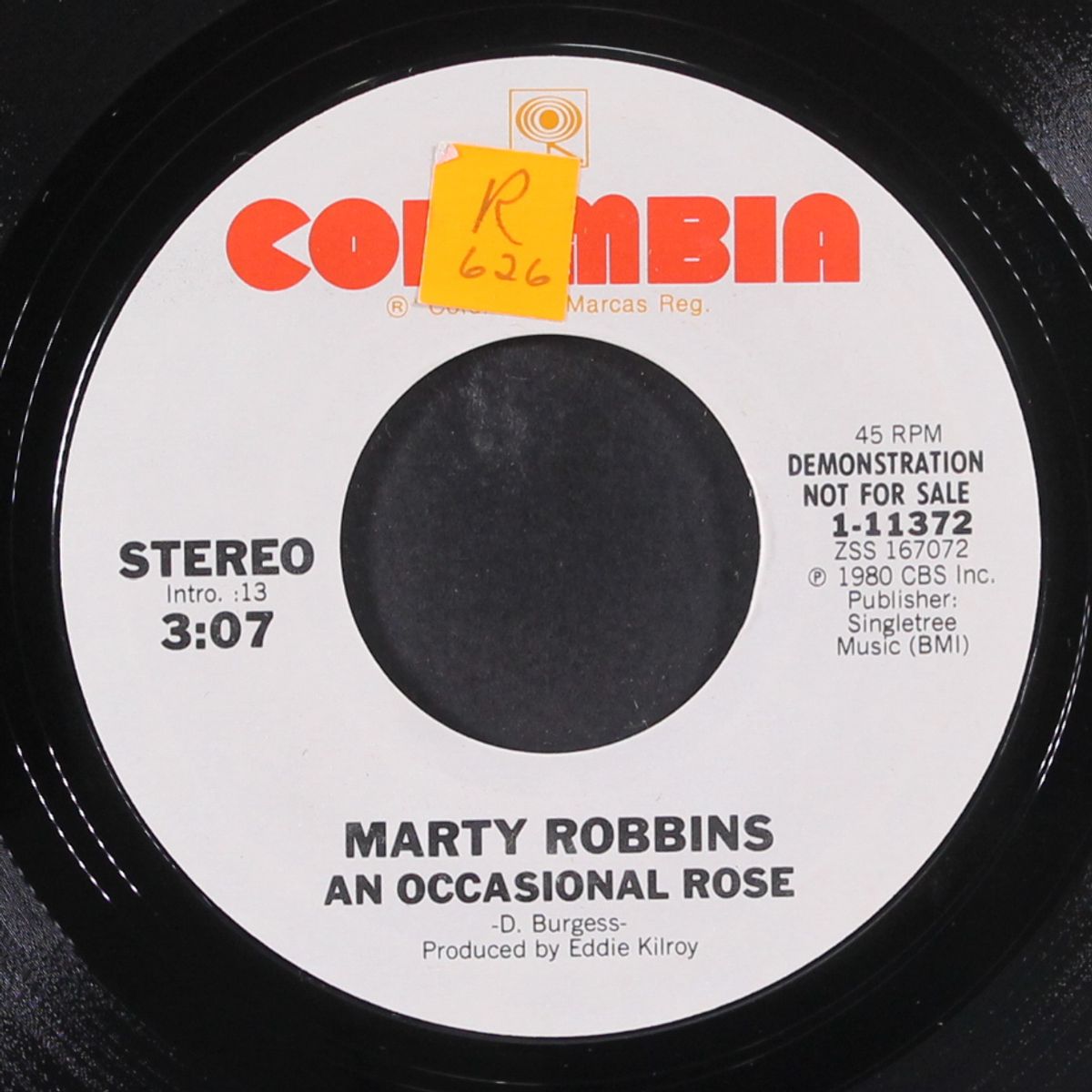 an occasional rose / same by MARTY ROBBINS