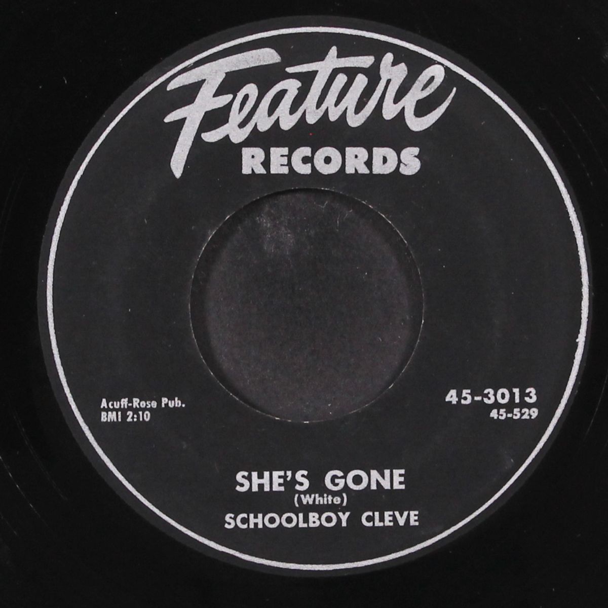 she's gone / strange letter blues by SCHOOLBOY CLEVE