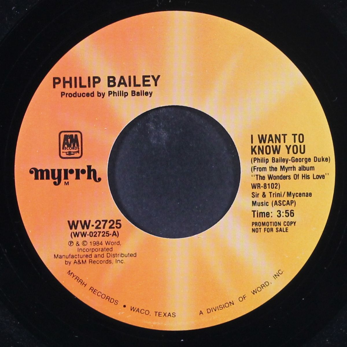 i want to know you by PHILIP BAILEY