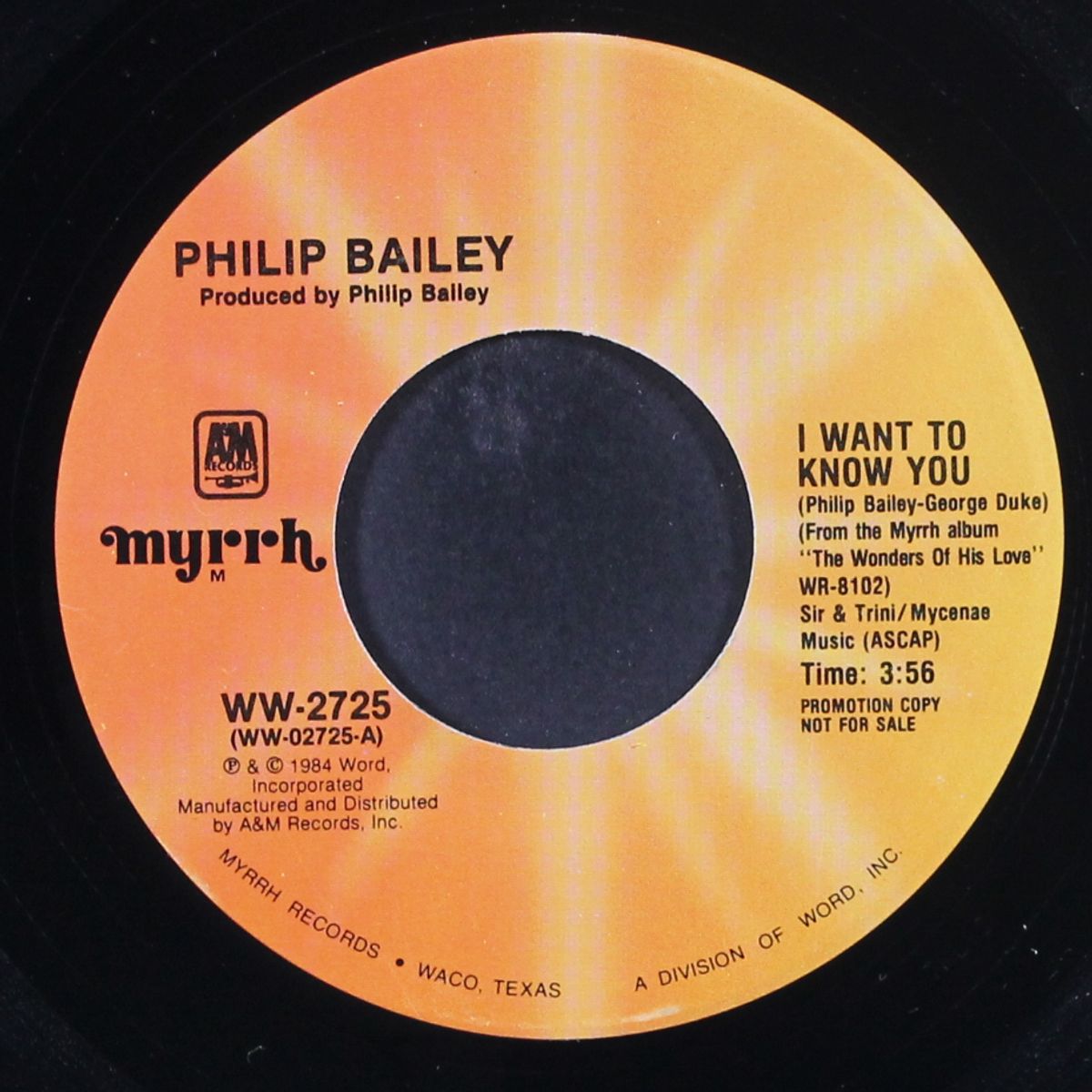 i want to know you by PHILIP BAILEY