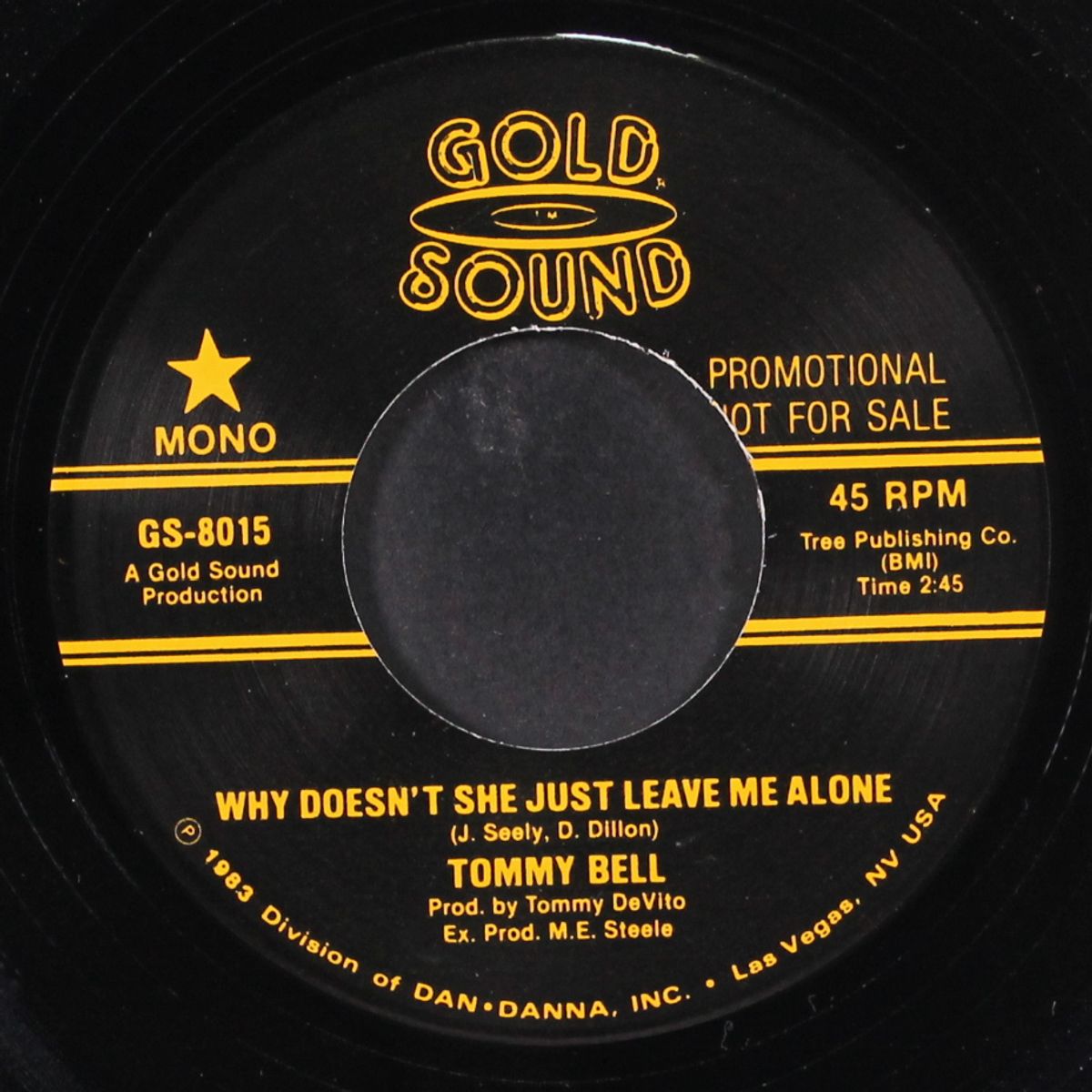 why doesn't she just leave me alone by TOMMY BELL