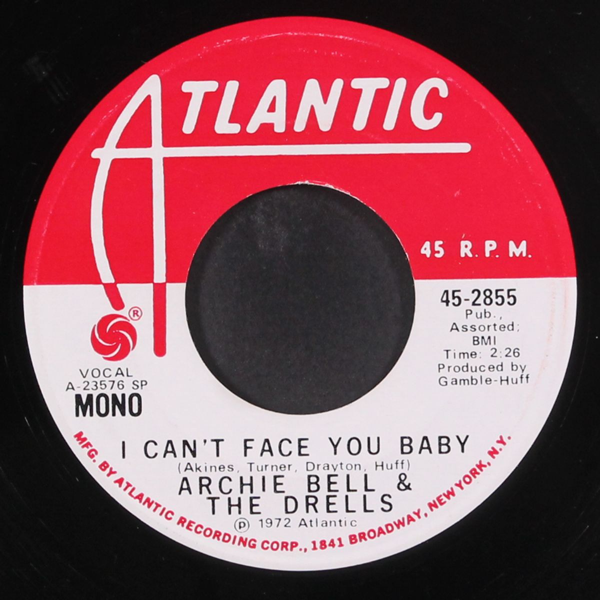 i can't face you baby by ARCHIE BELL & DRELLS