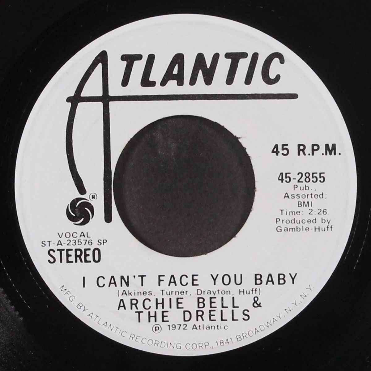 i can't face you baby by ARCHIE BELL & DRELLS