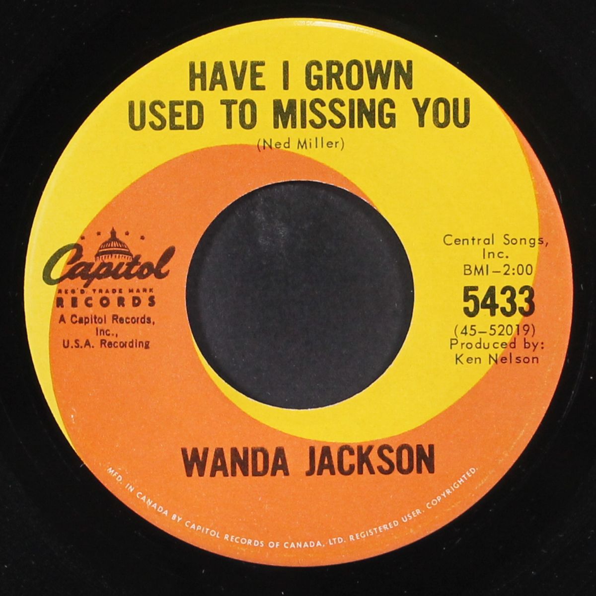 have i grown used to missing you by WANDA JACKSON
