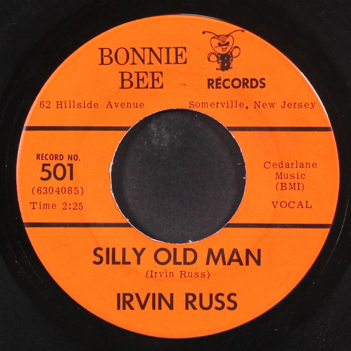 love just laughed at me again / silly old man by IRVIN RUSS