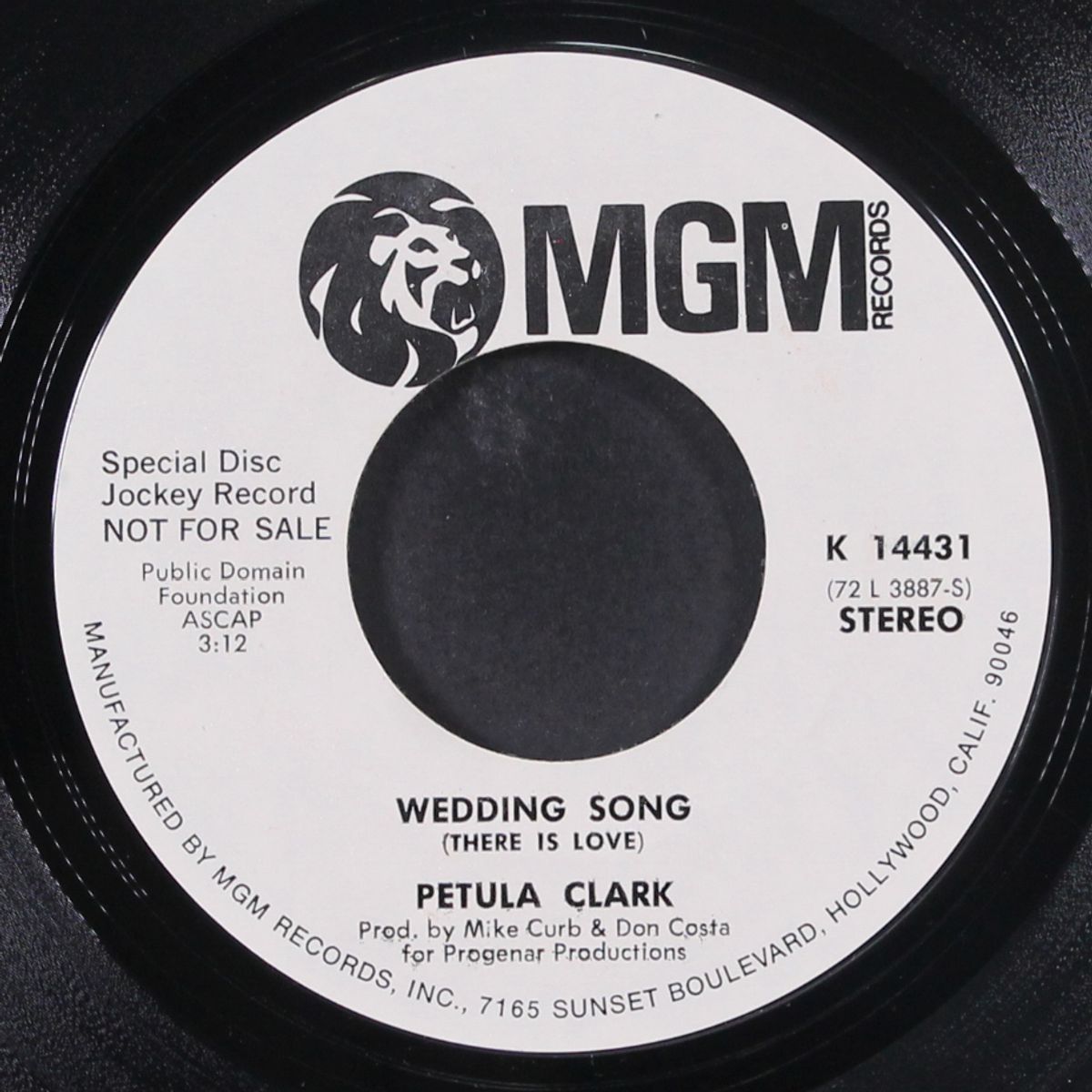 wedding song by PETULA CLARK