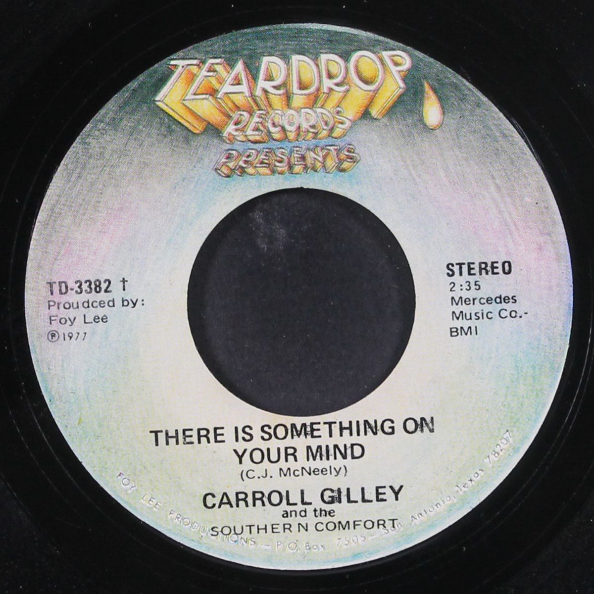 there is something on your mind by CARROLL GILLEY