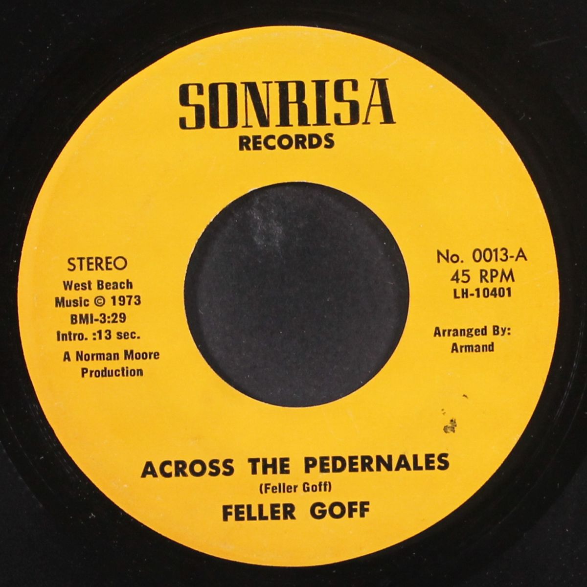 across the pedernales by FELLER GOFF