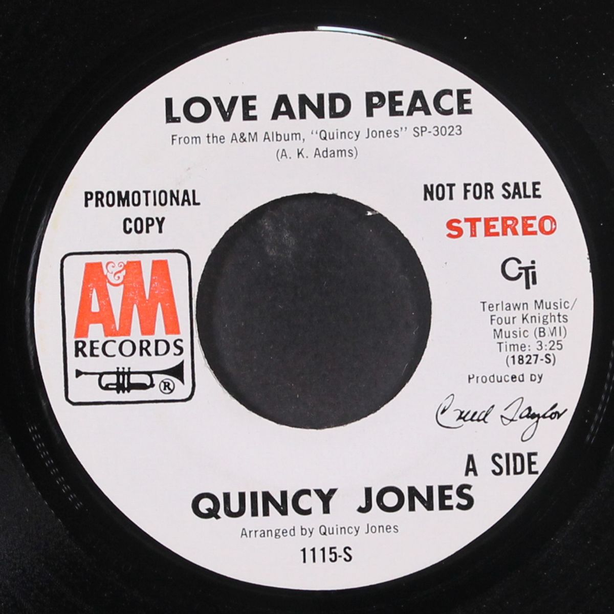 love and peace by QUINCY JONES