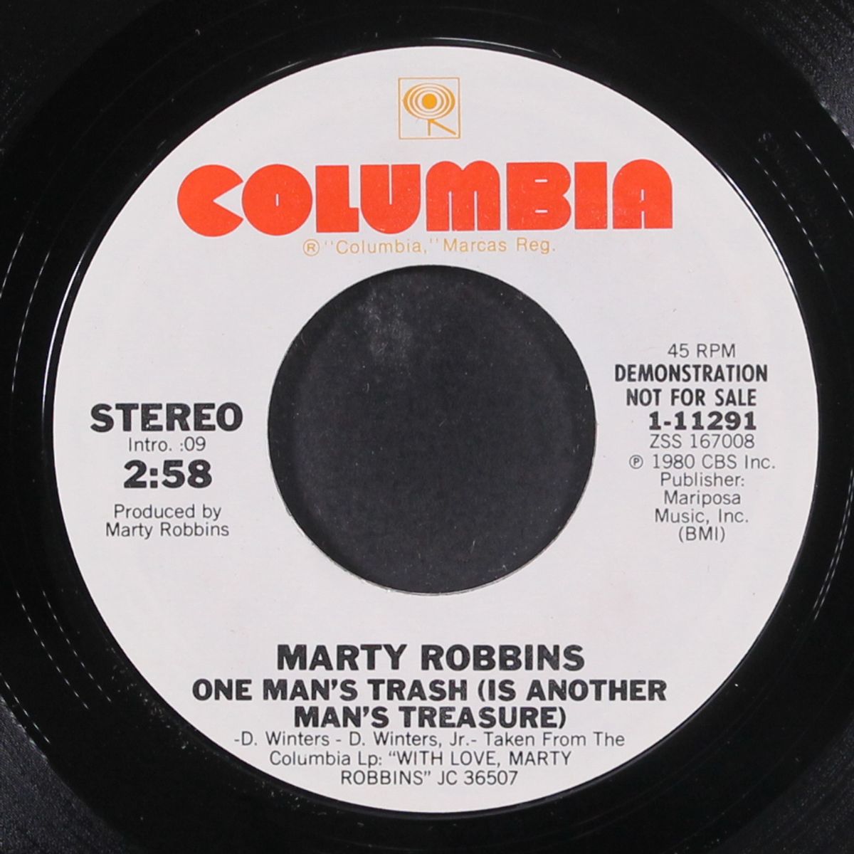 one man's trash / same by MARTY ROBBINS