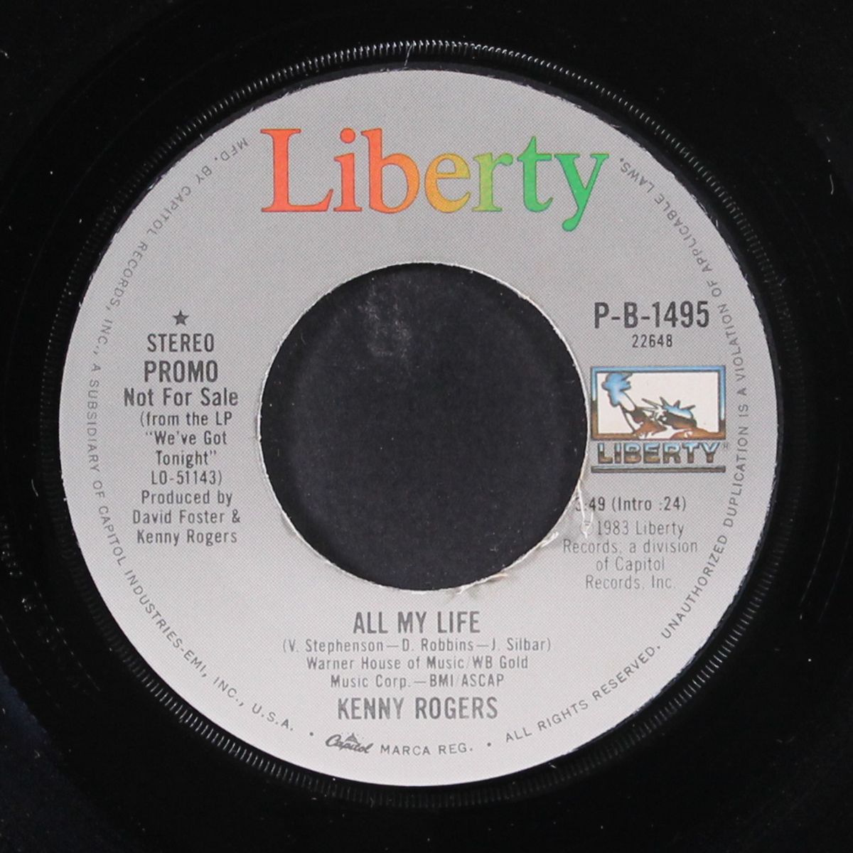 all my life / same by KENNY ROGERS